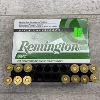 REMINGTON 303 BRITISH BOX W/ PPU 303 BRITISH AMMO, QTY 6 & 7 EMPTY #5-06170-PF