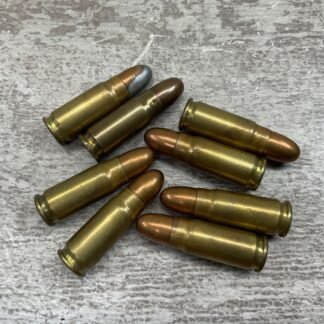 CZECHOSLOVAKIAN 1953 7.62MM TOKAREV AMMO, QTY 8, VINTAGE #5-06415-KM