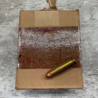 TOKAREV 7.62x25MM RUSSIAN/POLISH AMMO, FULL BOX, VINTAGE #4-04099-KM