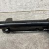 Compact firearm barrel with "Peacekeeper .45 Colt" engraving, showcasing a black finish and detailed chrome barrel components, associated with weaponry and firearm collectibles.