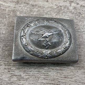LUFTWAFFE ENLISTED NAZI BELT BUCKLE, 2ND PATTERN, ORIGINAL, VG CONDITION #2-12026-JJ
