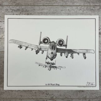 A-10 WART HOG 11X14 PRINT #A10WARTHOG-25