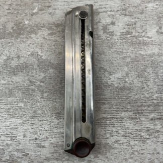 LUGER P08 MAGAZINE WOOD BASE POLICE #7336