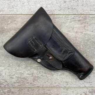 ROBERT LARSEN GERMAN 1938 WALTHER PPK DARK BROWN POLICE HOLSTER #5-08016-PF