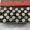 REMINGTON HI-SPEED .22 LONG AMMO, KLEANBORE INDEX 1322, FULL BOX, VINTAGE #5-08574-BDH