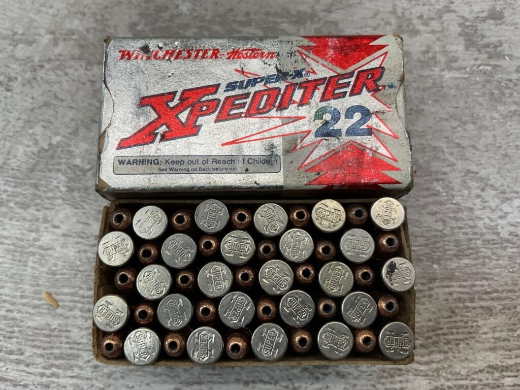 WINCHESTER-WESTERN SUPER-X XPEDITER .22LR HP AMMO, INDEX WWSX22X, FULL BOX, VINTAGE #5-08576-BDH