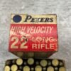 PETERS HIGH VELOCITY .22LR "GOLDEN BULLET" AMMO, INDEX 2283, FULL BOX, VINTAGE #5-08578-BDH