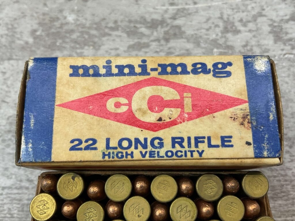 CCI MINI-MAG .22LR HIGH VELOCITY AMMO, FULL BOX, VINTAGE #5-08579-BDH