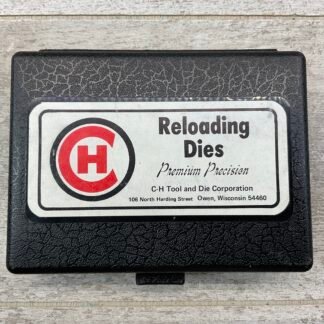 C-H TOOL & DIE CORP. 8MM NAMBU DIE SET W/ SHELL HOLDER, VINTAGE #5-08584