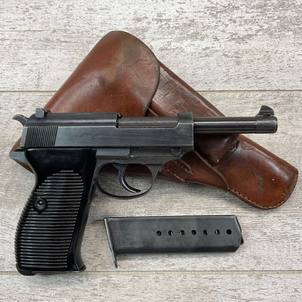 MAUSER byf 44 P38 9MM SEMI AUTO PISTOL RIG, MATCHING & MINTY