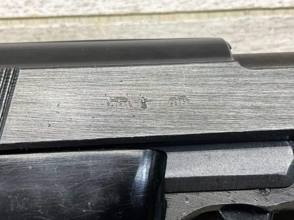 MAUSER byf 44 P38 9MM SEMI AUTO PISTOL RIG, MATCHING & MINTY