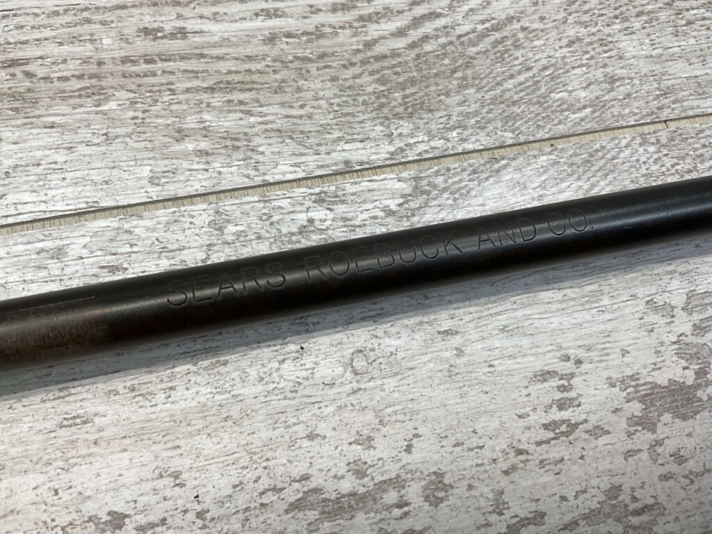 SEARS J.C. HIGGINS MODEL 126.102940 .22 CAL AIR RIFLE, VINTAGE #5-08567-BDH