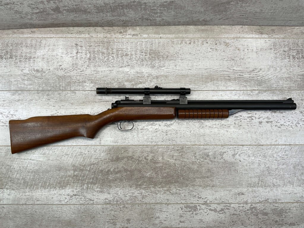 "BENJAMIN FRANKLIN" MODEL 342 .22 CAL BOLT ACTION AIR RIFLE, VINTAGE #5-08568-BDH