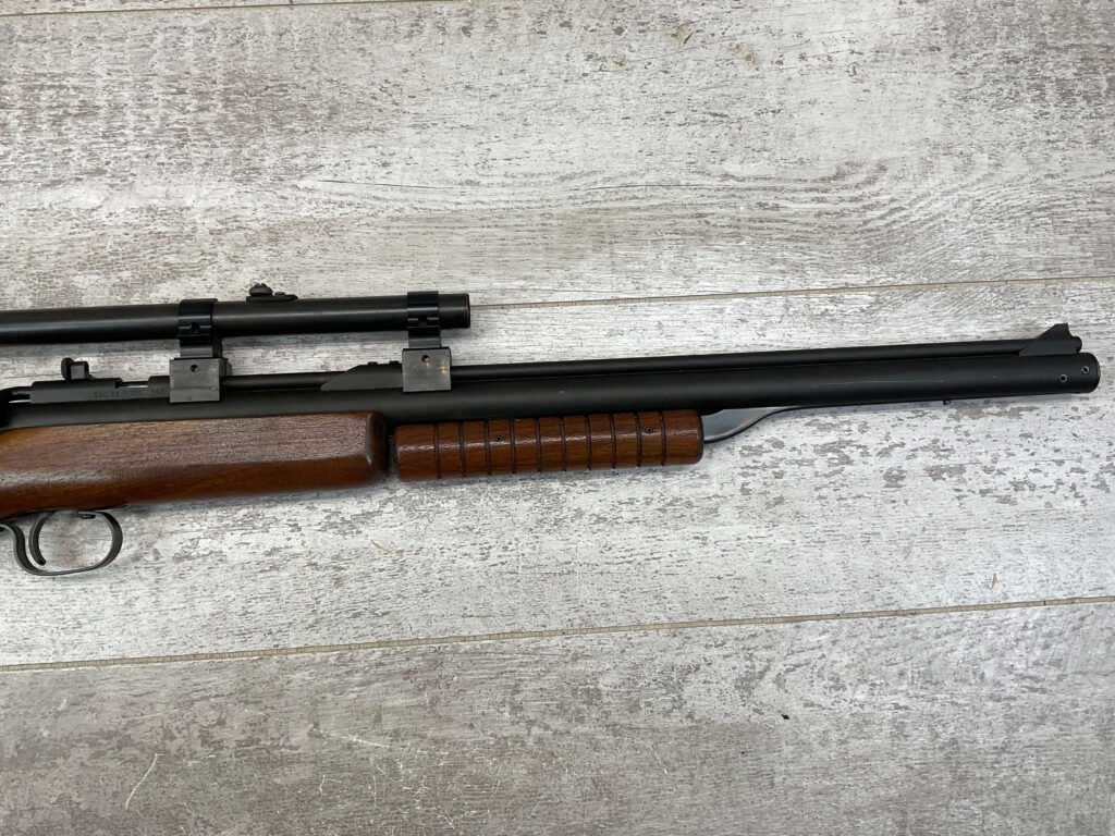 "BENJAMIN FRANKLIN" MODEL 342 .22 CAL BOLT ACTION AIR RIFLE, VINTAGE #5-08568-BDH