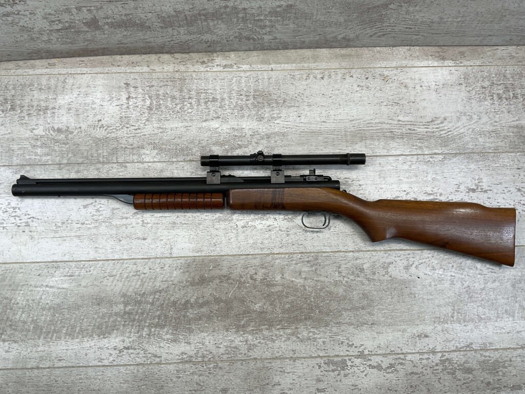 "BENJAMIN FRANKLIN" MODEL 342 .22 CAL BOLT ACTION AIR RIFLE, VINTAGE #5-08568-BDH