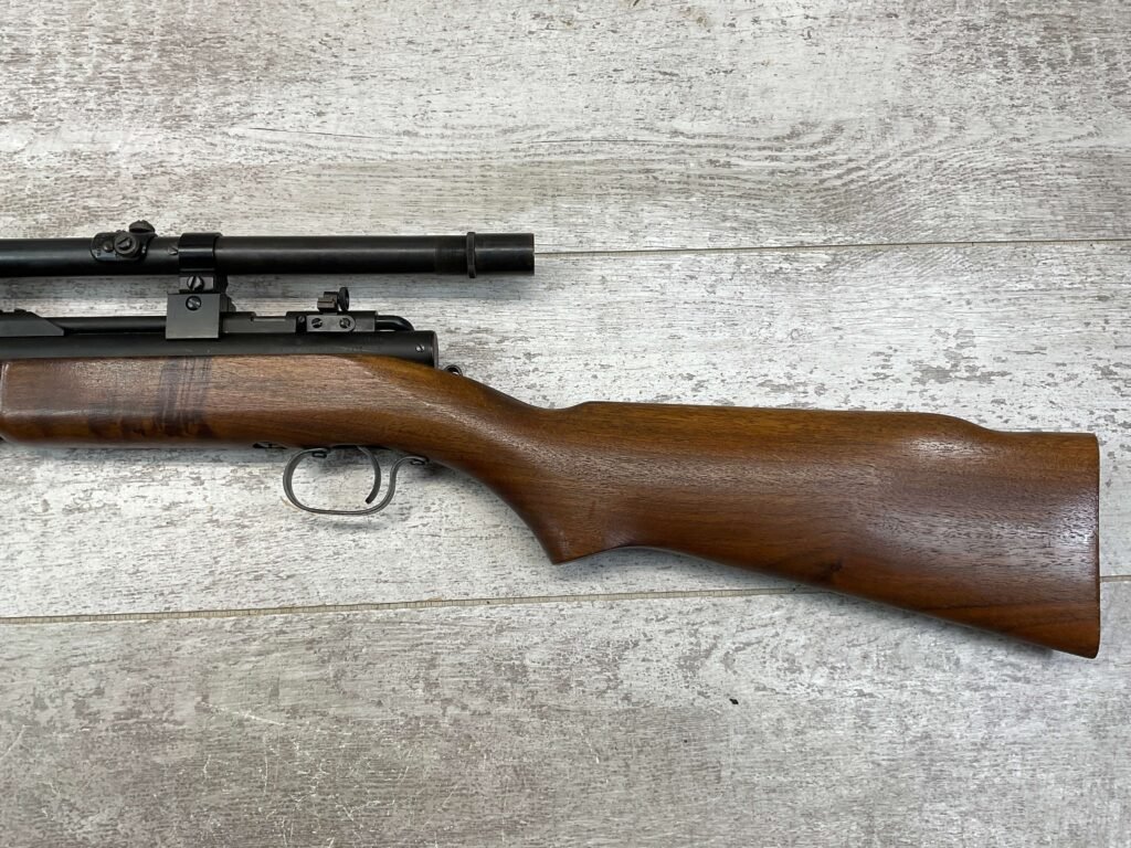 "BENJAMIN FRANKLIN" MODEL 342 .22 CAL BOLT ACTION AIR RIFLE, VINTAGE #5-08568-BDH