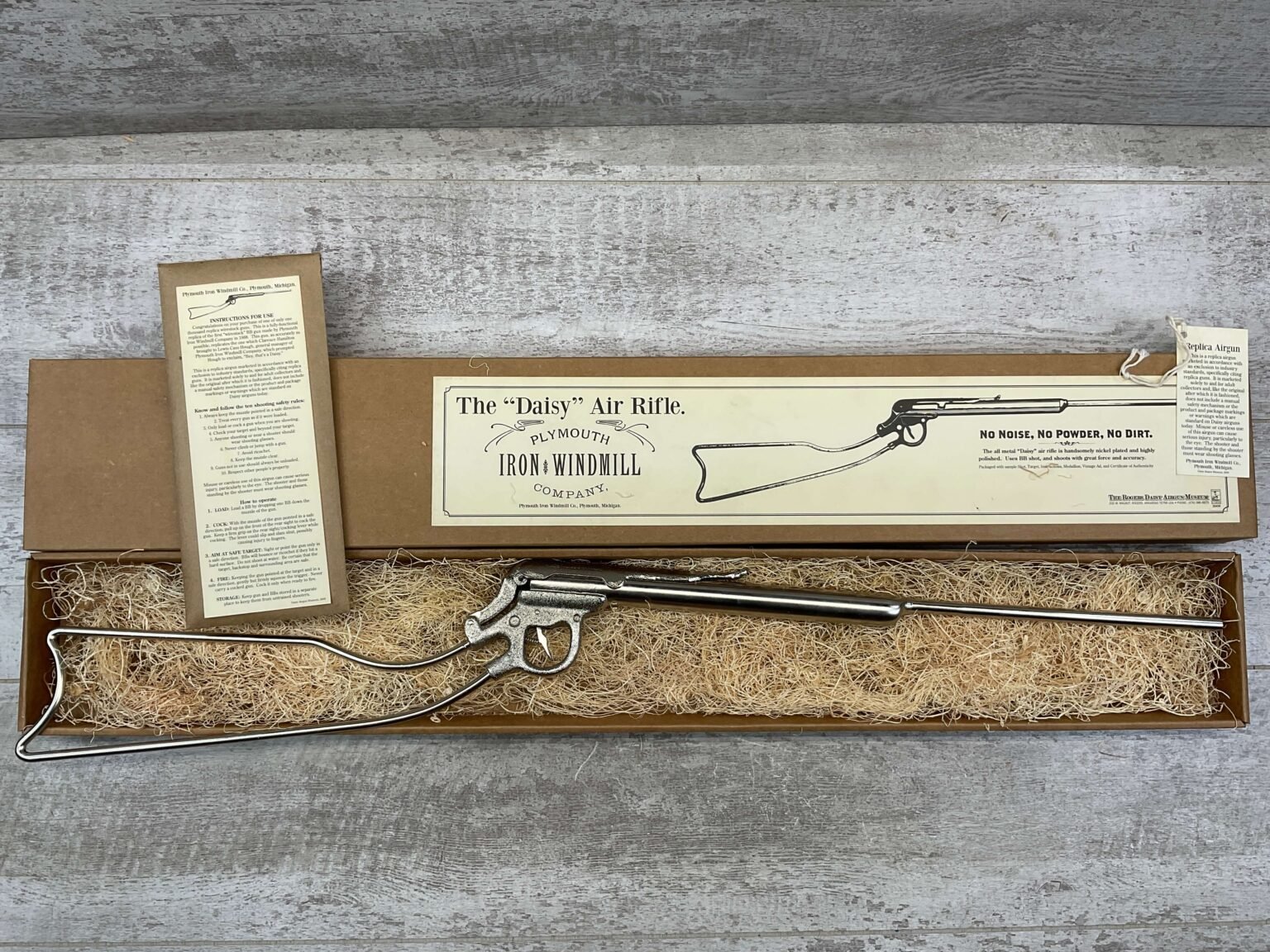 DAISY FIRST MODEL WIRESTOCK REPLICA AIR RIFLE, RARE & HIGHLY ...