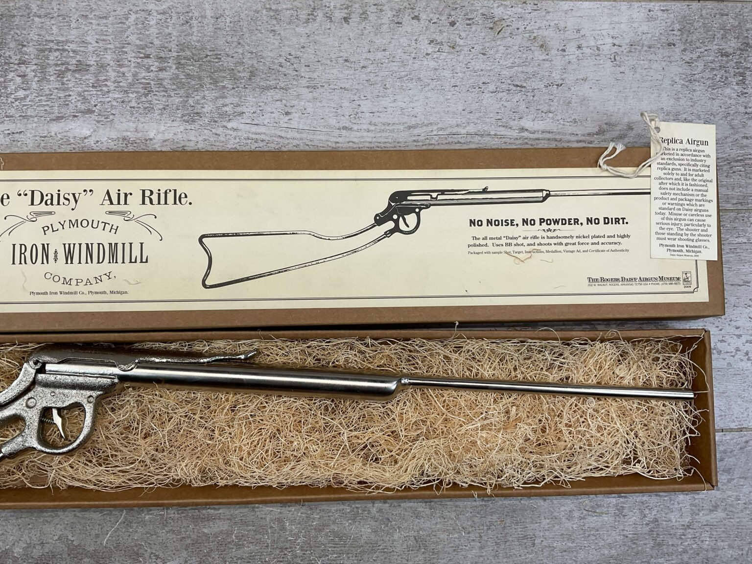 DAISY FIRST MODEL WIRESTOCK REPLICA AIR RIFLE, RARE & HIGHLY ...