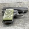 BAUER "BABY" .25 ACP STAINLESS SEMI AUTO POCKET PISTOL, BROWNING CLONE, C&R #5-08023-PF