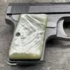 BAUER "BABY" .25 ACP STAINLESS SEMI AUTO POCKET PISTOL, BROWNING CLONE, C&R #5-08023-PF