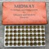 MIDWAY ARMS 8MM NAMBU AMMO SHELLS, FULL BOX, VINTAGE #5-08586-BDH