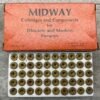 MIDWAY ARMS 8MM NAMBU AMMO SHELLS, FULL BOX, VINTAGE #5-08586-BDH