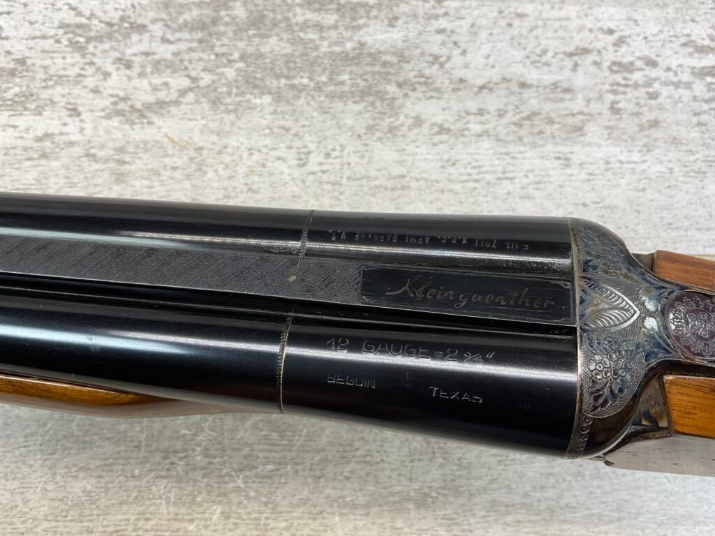KLEINGUENTHER 12GA SXS SHOTGUN, ITALIAN MADE #5-08918