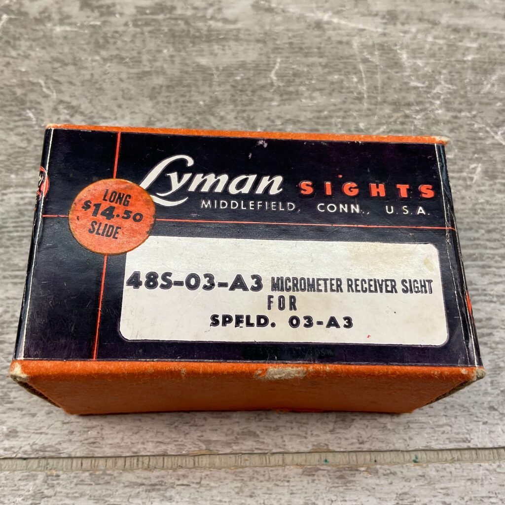 LYMAN 48S-03-A3 SPRINGFIELD 03-A3 MICROMETER RECEIVER SIGHT, VINTAGE #5-08058-PF