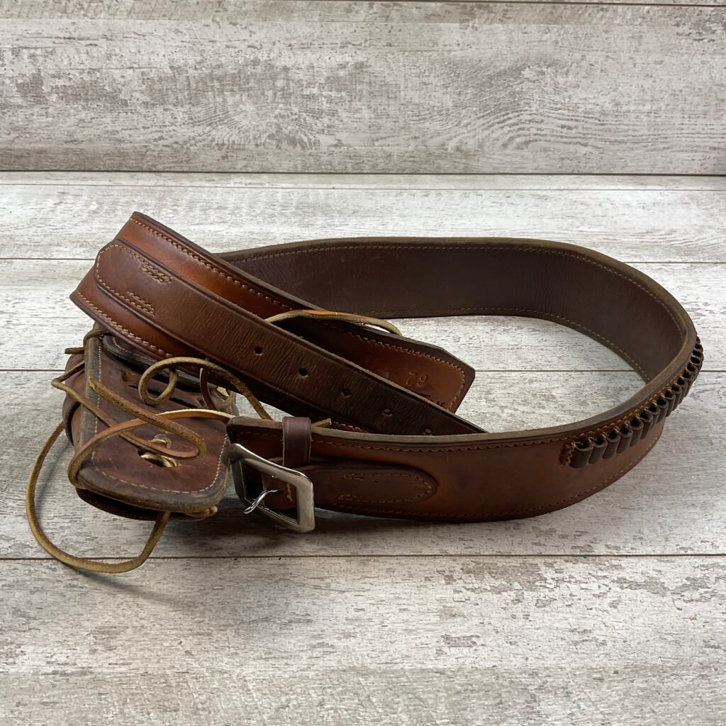 LAWRENCE 79 / 510 MARKED BROWN LEATHER HOLSTER #5-08923