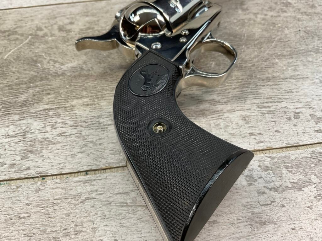 COLT 2nd GENERATION SINGLE ACTION ARMY REVOLVER "PEACEMAKER", RE NICKELED #5-08905