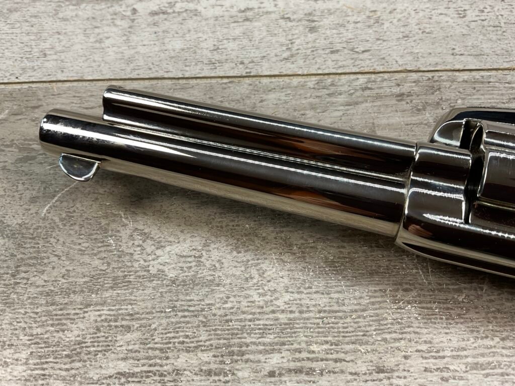 COLT 2nd GENERATION SINGLE ACTION ARMY REVOLVER "PEACEMAKER", RE NICKELED #5-08905