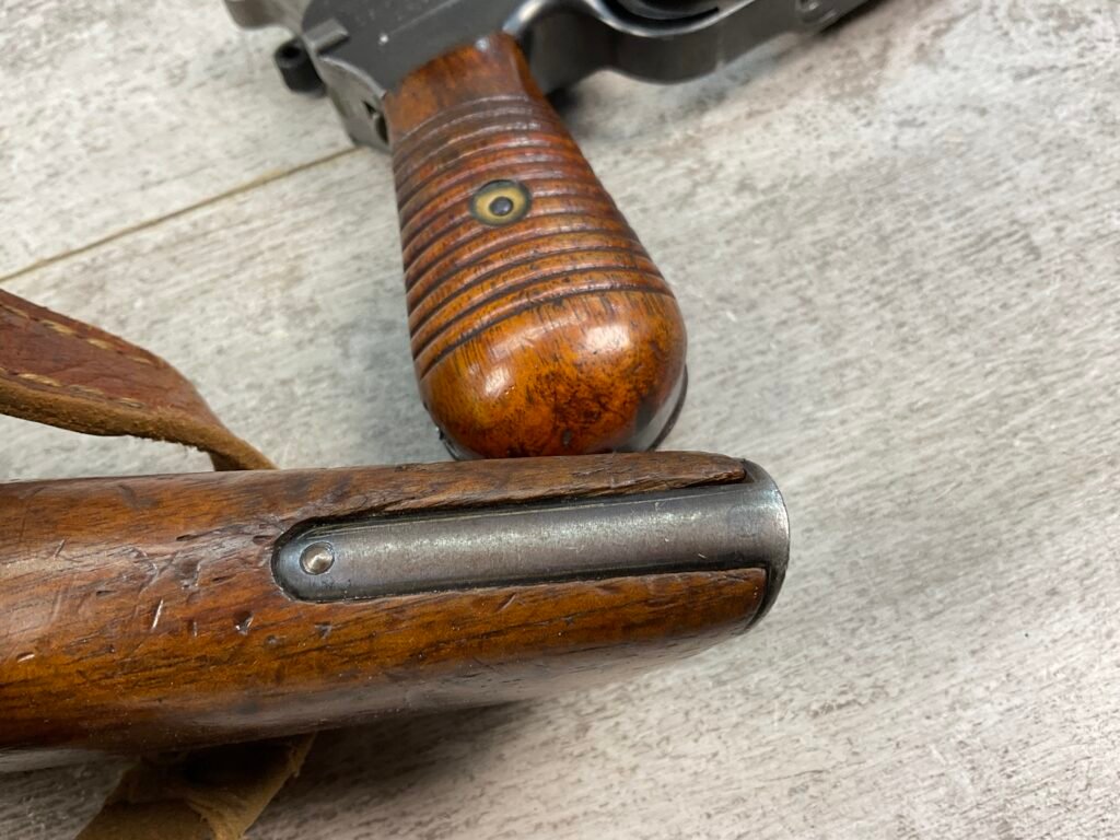 MAUSER C96 BROOMHANDLE 1930 COMMERCIAL W/MATCHING STOCK & LEATHER HARNESS #5-08910