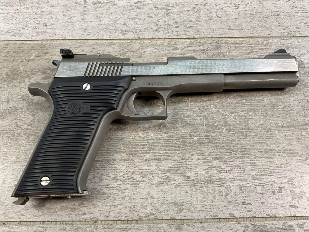 AMT AUTOMAG II .22 RIMFIRE MAGNUM SEMI AUTO PISTOL #5-09003-PF
