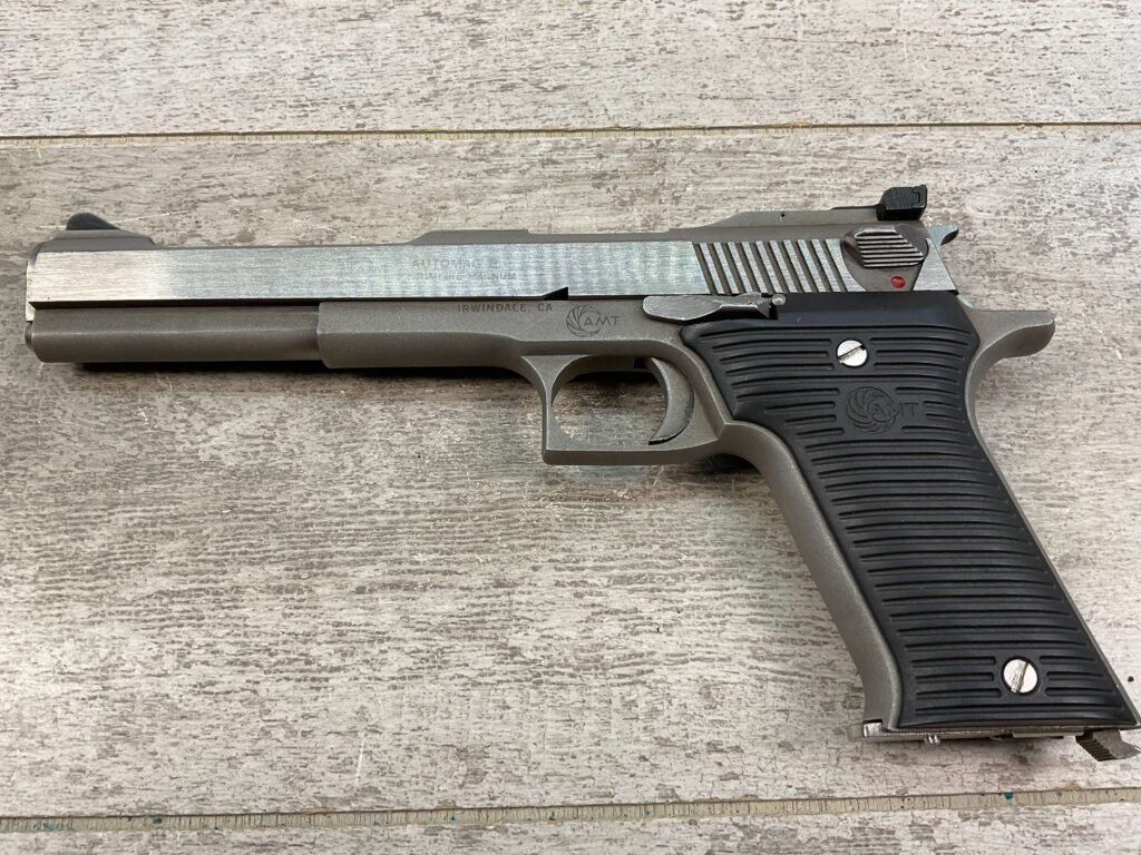AMT AUTOMAG II .22 RIMFIRE MAGNUM SEMI AUTO PISTOL #5-09003-PF