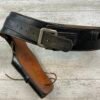 COLT MFR HOLSTER & BELT (DYED BLACK) DESIGNED BY ARVO OJALA, MARKED "45 M" #5-08925