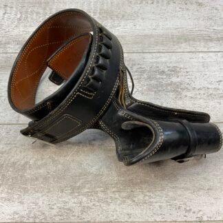 VINTAGE ALFONSO OF HOLLYWOOD FAST DRAW BLK LEATHER HOLSTER #5-08922
