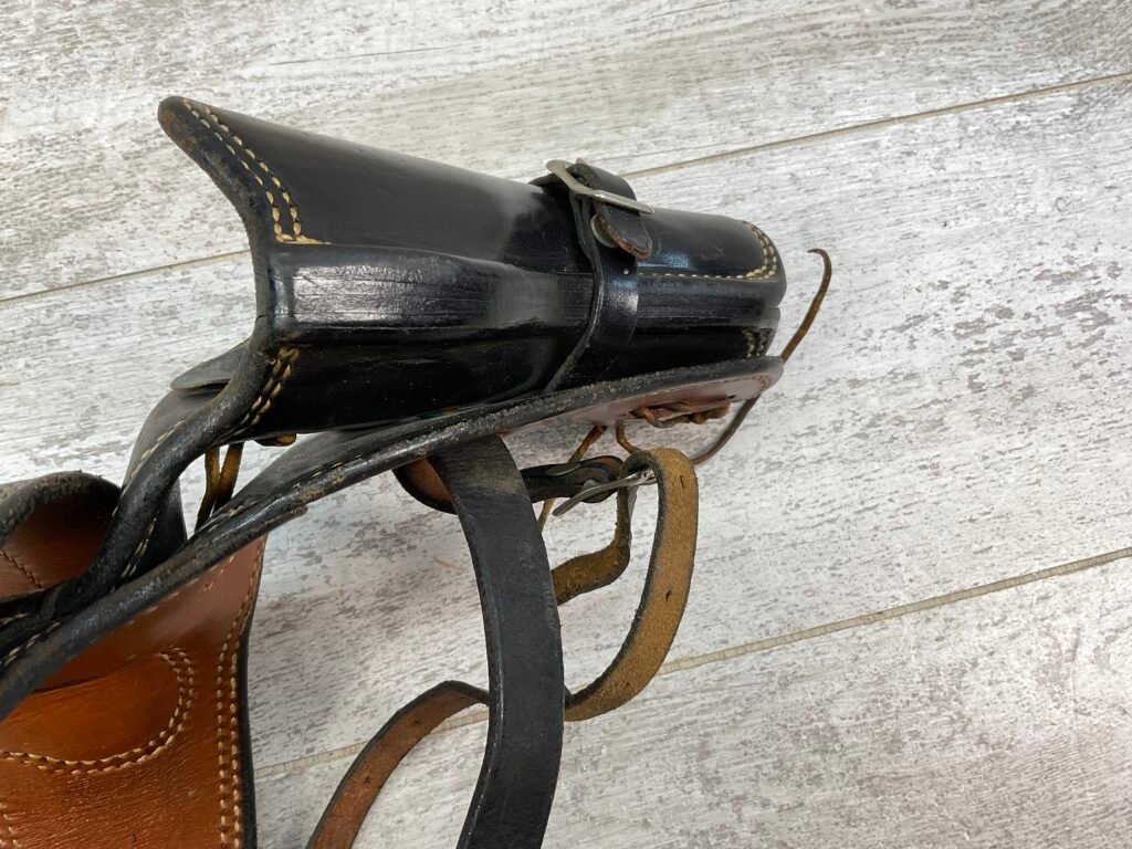 VINTAGE ALFONSO OF HOLLYWOOD FAST DRAW BLK LEATHER HOLSTER #5-08922