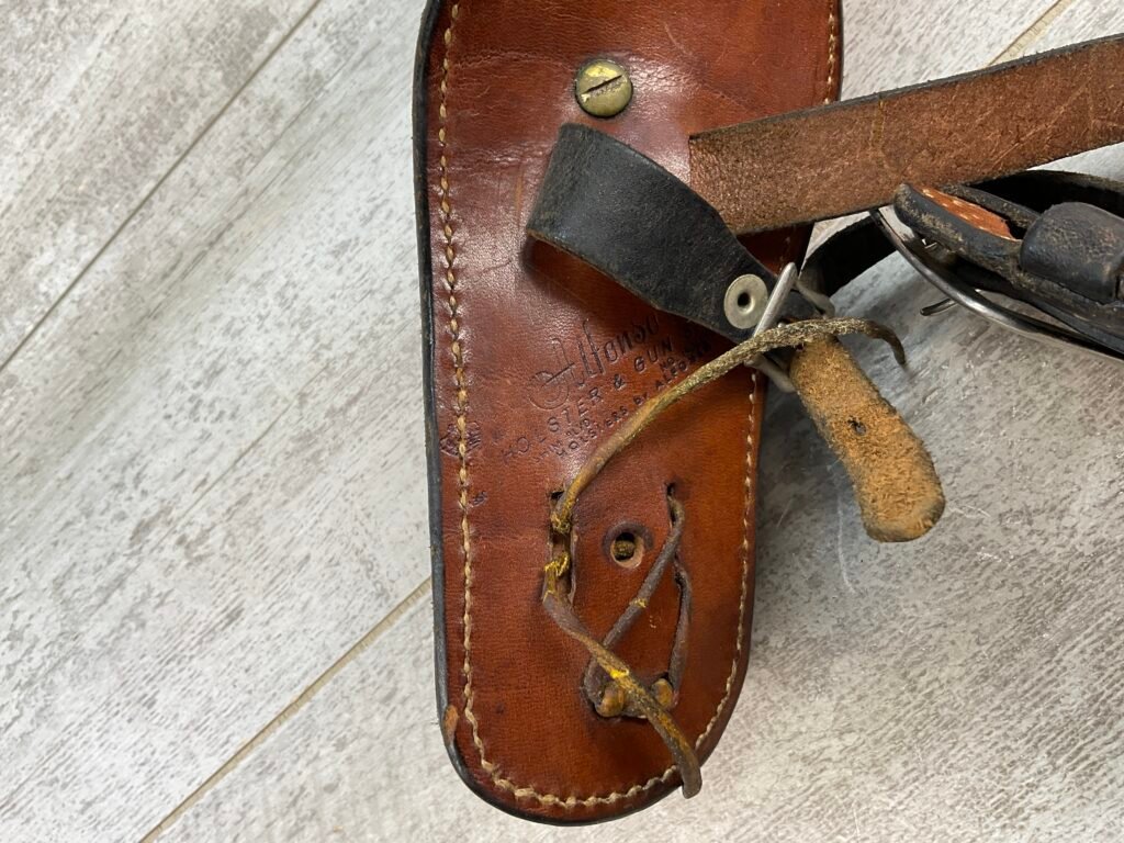 VINTAGE ALFONSO OF HOLLYWOOD FAST DRAW BLK LEATHER HOLSTER #5-08922