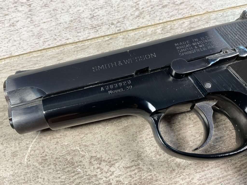 SMITH & WESSON S&W MODEL 59 9MM SEMI AUTO PISTOL #5-10507