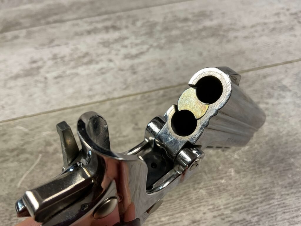 DAVIS INDUSTRIES DLB-9 CHROME 9MM DERINGER PISTOL #5-10500