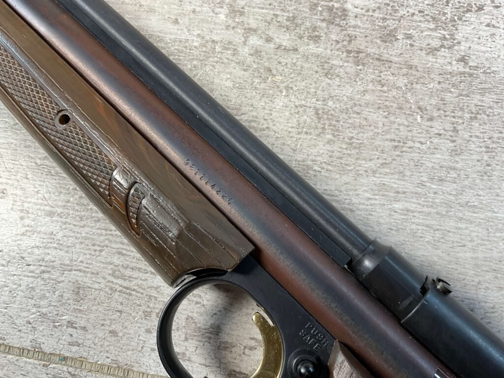 CROSMAN MODEL 1322 .22CAL PELLET PISTOL, VINTAGE IN BOX #5-09522-HQ