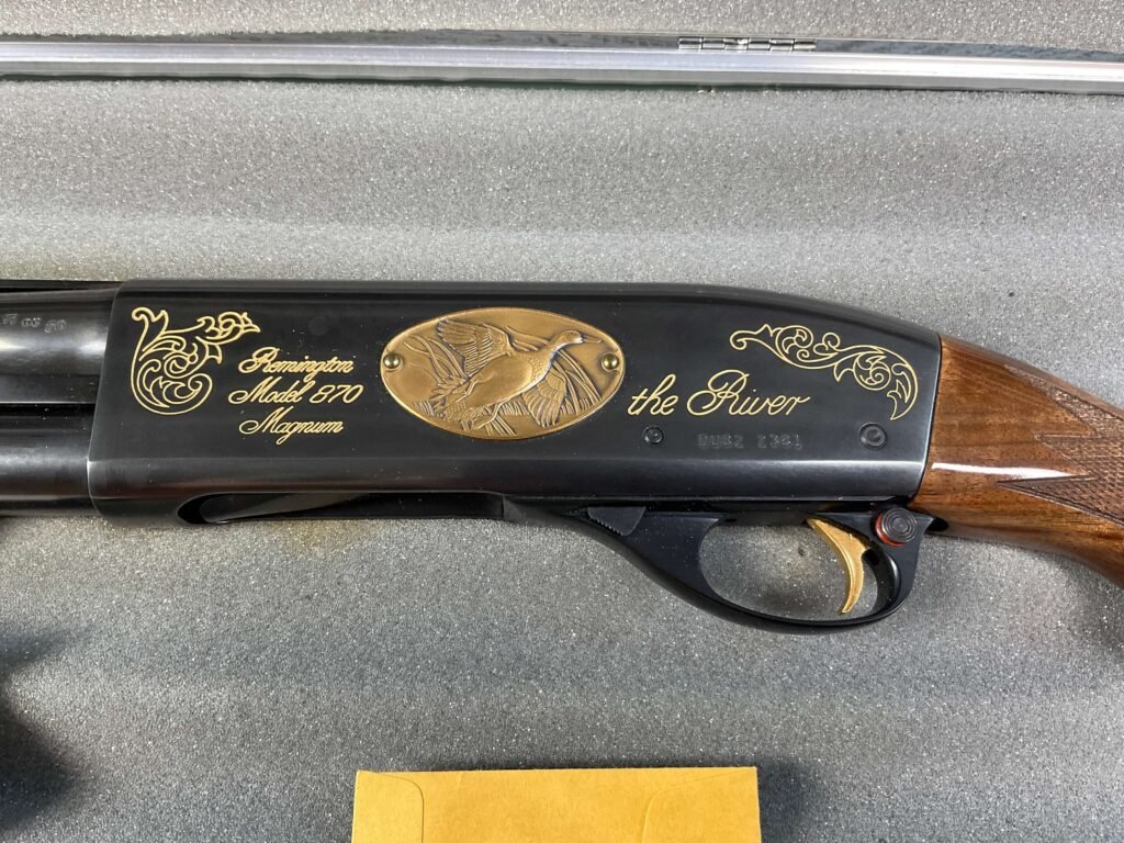 REMINGTON MODEL 870 WINGMASTER MAGNUM DUCKS UNLIMTED MISSISSIPPI EDITION "THE RIVER" 12GA SHOTGUN #5-09519