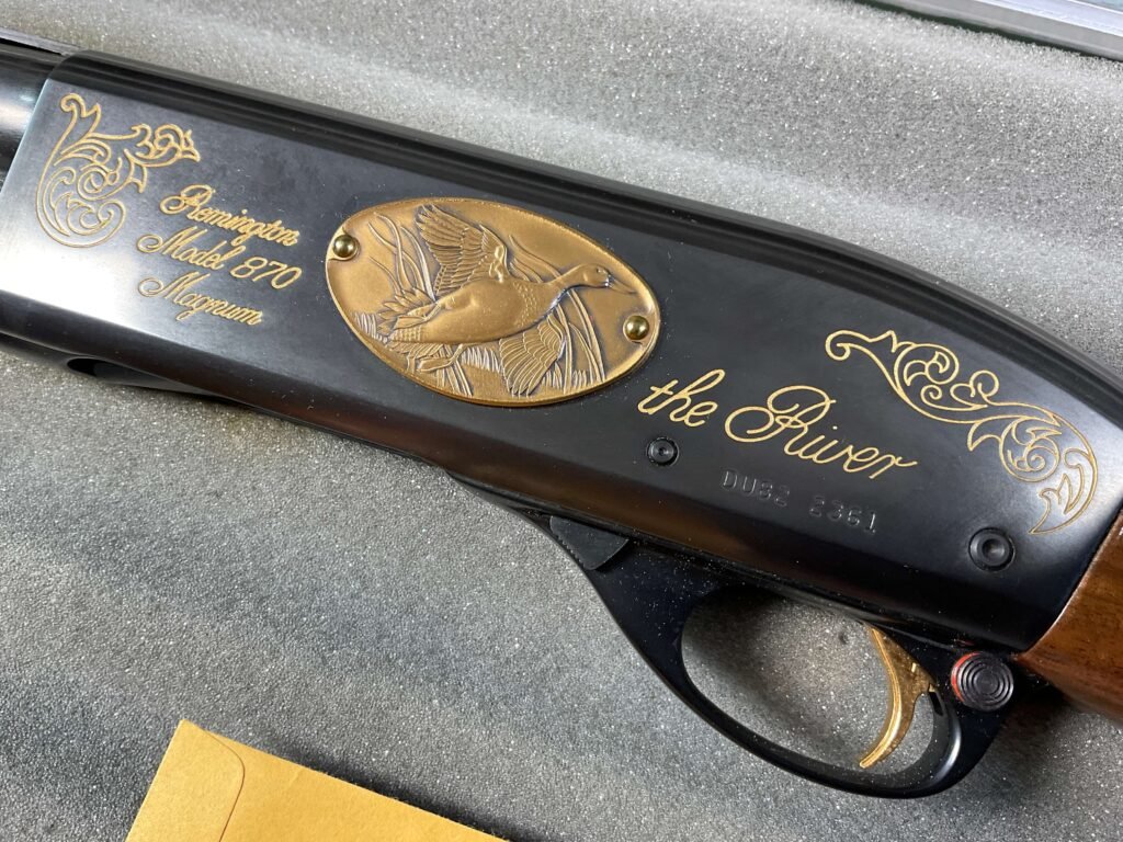 REMINGTON MODEL 870 WINGMASTER MAGNUM DUCKS UNLIMTED MISSISSIPPI EDITION "THE RIVER" 12GA SHOTGUN #5-09519