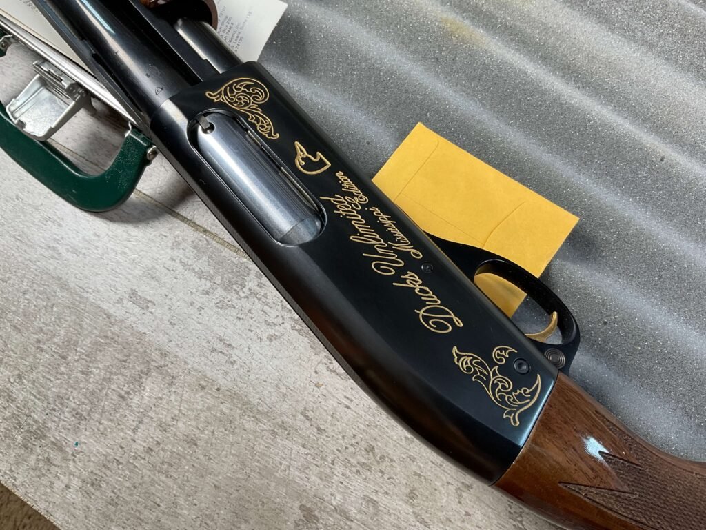 REMINGTON MODEL 870 WINGMASTER MAGNUM DUCKS UNLIMTED MISSISSIPPI EDITION "THE RIVER" 12GA SHOTGUN #5-09519