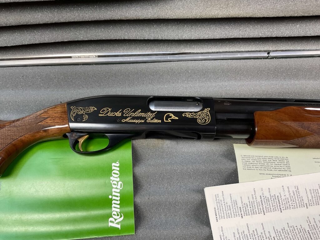 REMINGTON MODEL 870 WINGMASTER MAGNUM DUCKS UNLIMTED MISSISSIPPI EDITION "THE RIVER" 12GA SHOTGUN #5-09519
