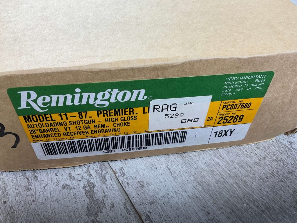REMINGTON 11-87 PREMIER 12GA AUTOLOADING SHOTGUN, NEW IN BOX #5-09518