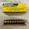 REMINGTON 30-06 SPRINGFIELD ACCELERATOR, EXPRESS RIFLE 55 GR. PSP AMMO, FULL BOX #5-10535-RB