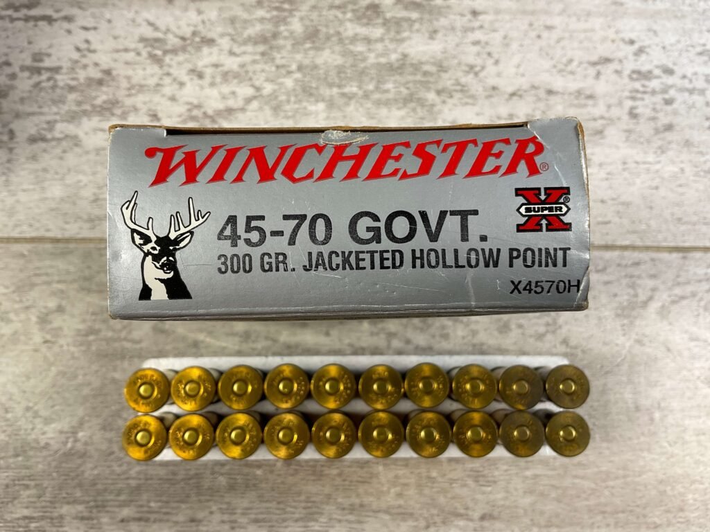 WINCHESTER 45-70 GOVERNMENT, 300 GR. JHP AMMO, FULL BOX #5-10539-RB