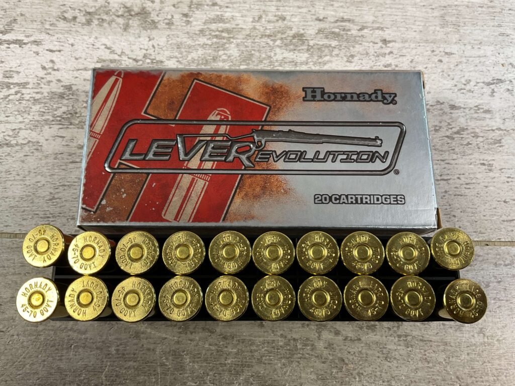 HORNADY LEVEREVOLUTION 45-70 GOVT, 250 GR. MONOFLEX AMMO, FULL BOX #5-10540-RB