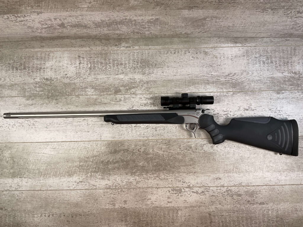 THOMPSON CENTER ENCORE 416 RIGBY SINGLE SHOT RIFLE, JAMES EARL JONES COLLECTION #5-10702